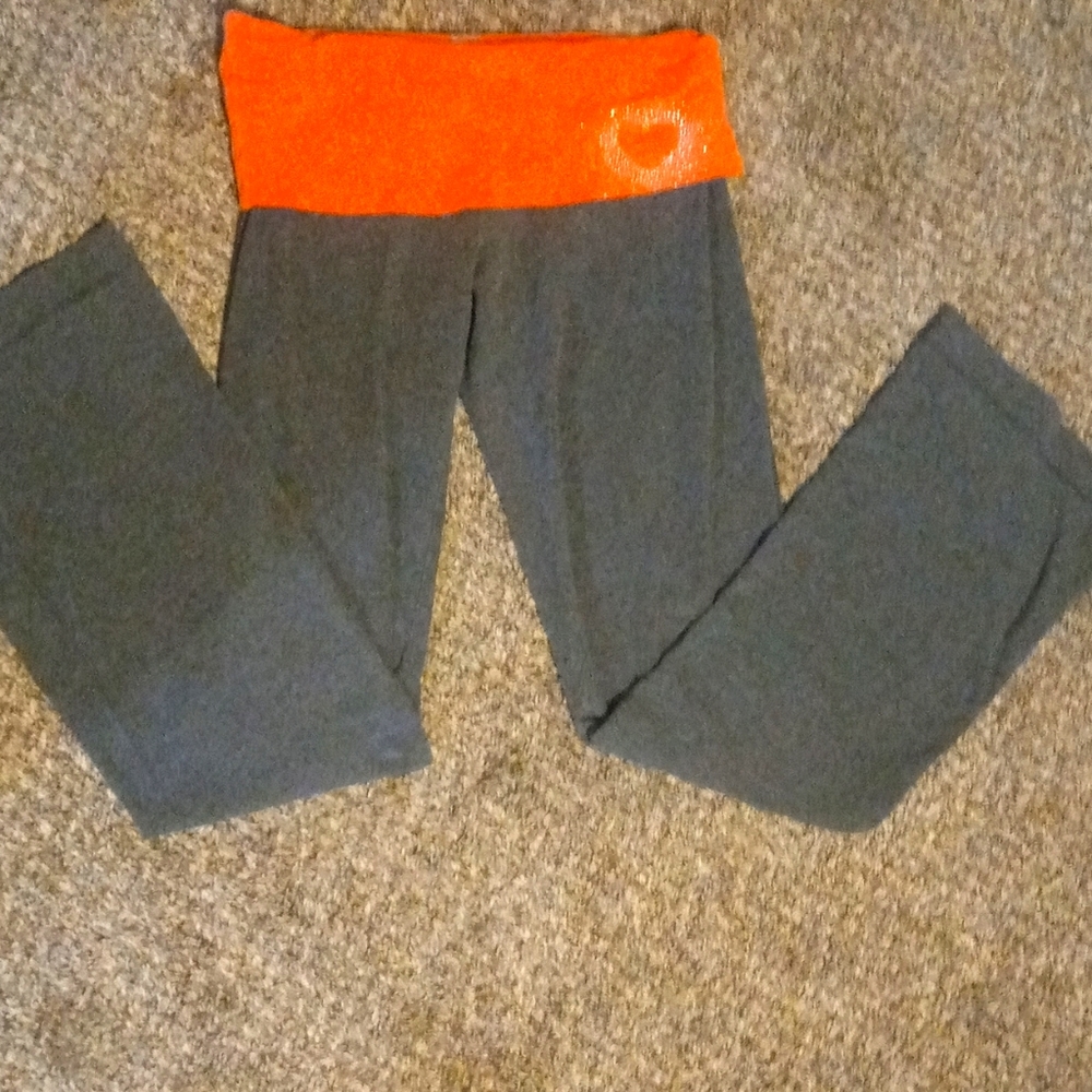Fold over yoga pants